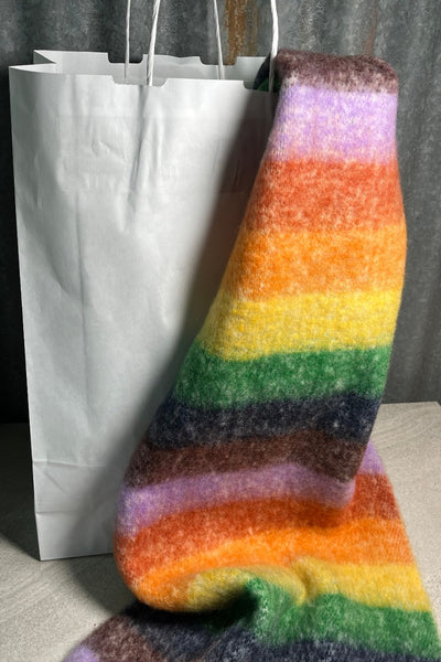 Rainbow Stripe Scarf
