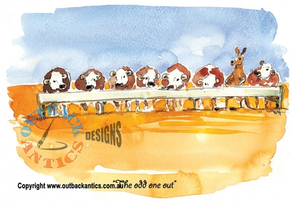 Outback Antics Greeting Cards