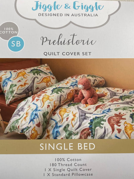 Prehistoric Quilt Cover