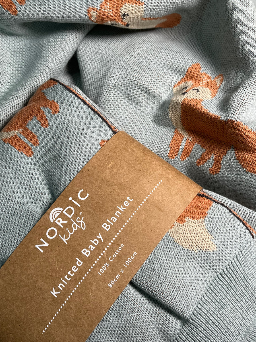 Fox Baby Blanket Hub n Hive