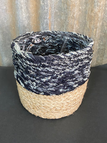 Recycled Jeans Basket