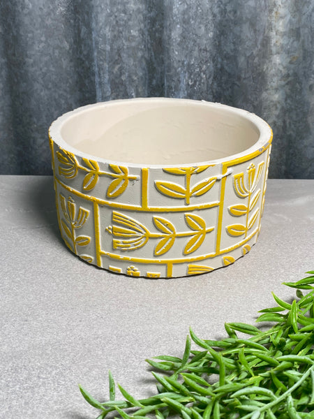 Yellow Flower Planter