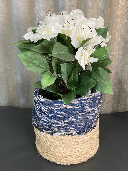 Recycled Jeans Basket