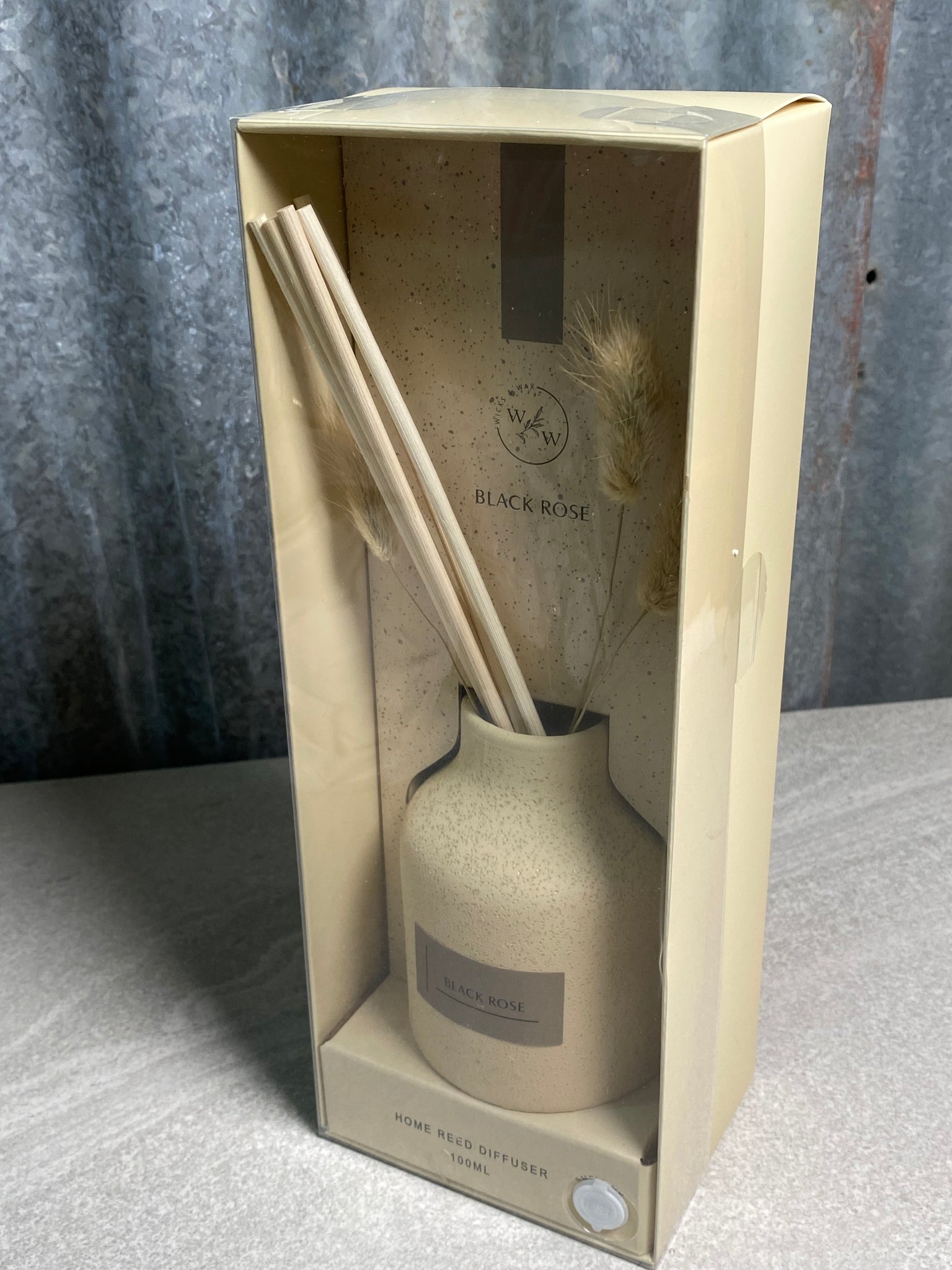 Ceramic Reed Diffuser w/Pampas Grass – Hub n Hive