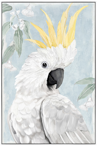 Cock-A-Too Cute Canvas