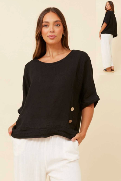 Miranda Linen Top