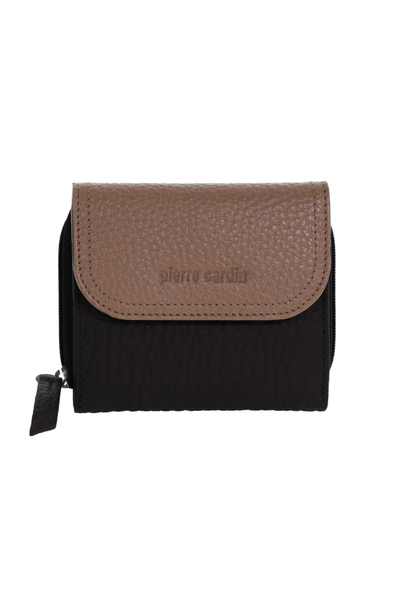Callie Leather Tri-Fold Wallet