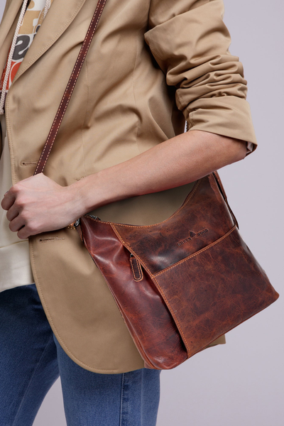 Layla Leather Shoulder Bag