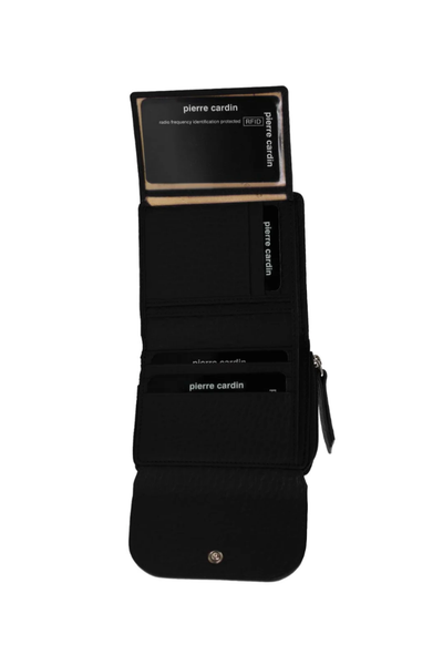 Callie Leather Tri-Fold Wallet