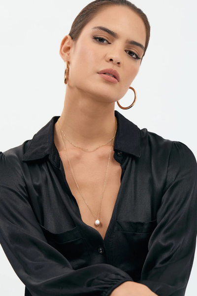 Layered Fresh Water Pearl Chain