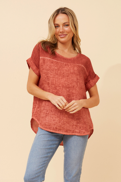 Serene Linen Top