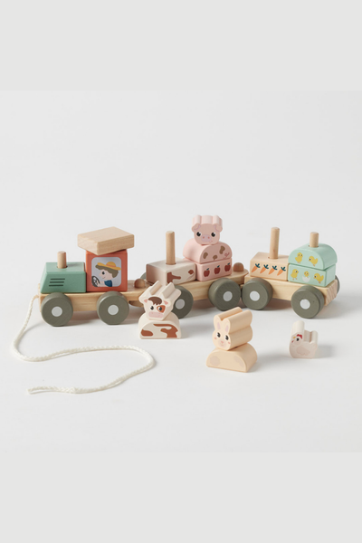 Animal Stacking Train