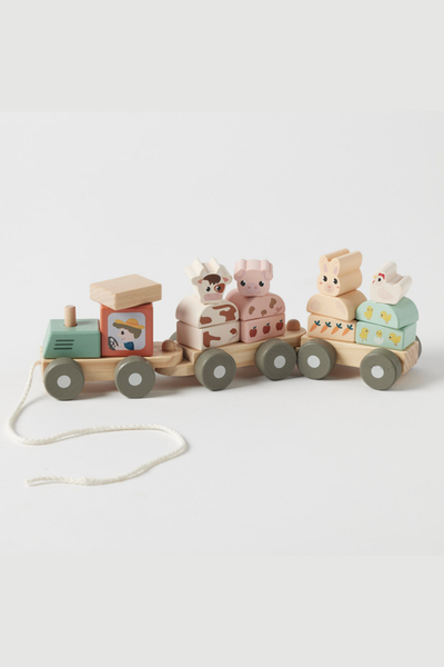 Animal Stacking Train