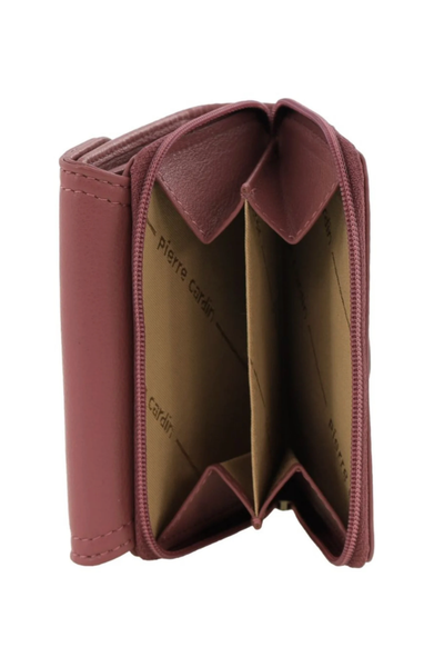 Callie Leather Tri-Fold Wallet