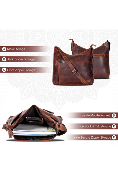 Layla Leather Shoulder Bag