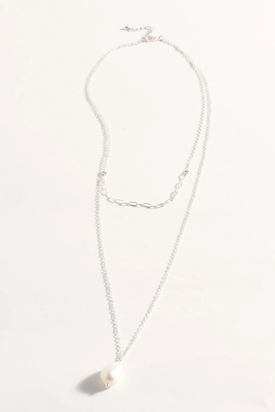 Layered Fresh Water Pearl Chain