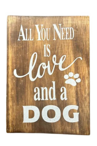 Love & Dog Wall Art