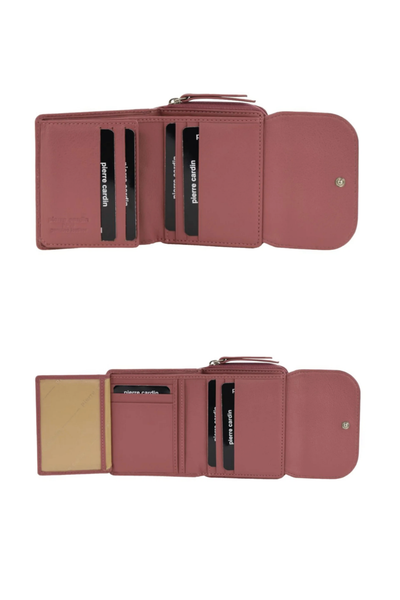 Callie Leather Tri-Fold Wallet