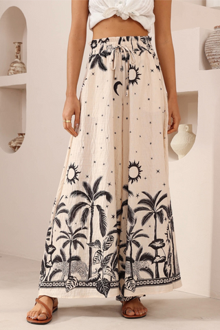 Leopard Flare Pant