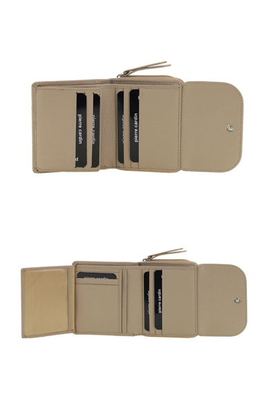 Callie Leather Tri-Fold Wallet