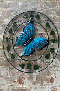 Butterfly & Leaves Wall Art