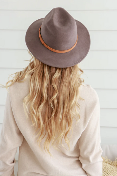 Hat with Tan Band