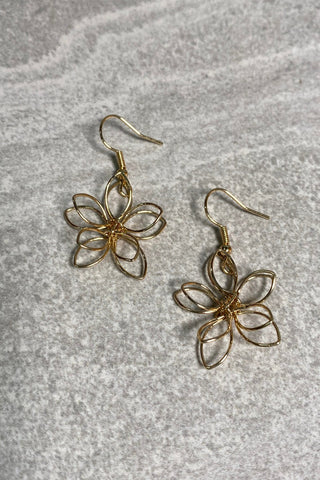 Wired Flower Earrings
