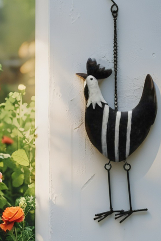 Hanging Stripey Chook