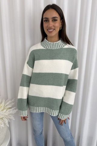 Doyle Stripe Knit Jumper