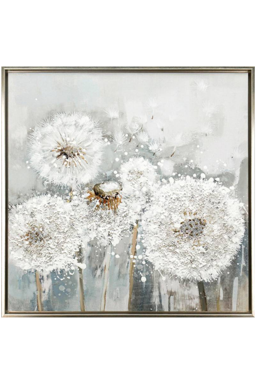 Raised Dandelion Canvas