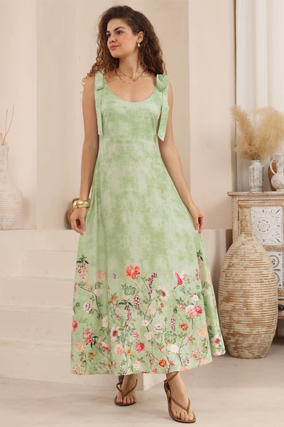 Botanical Maxi Dress