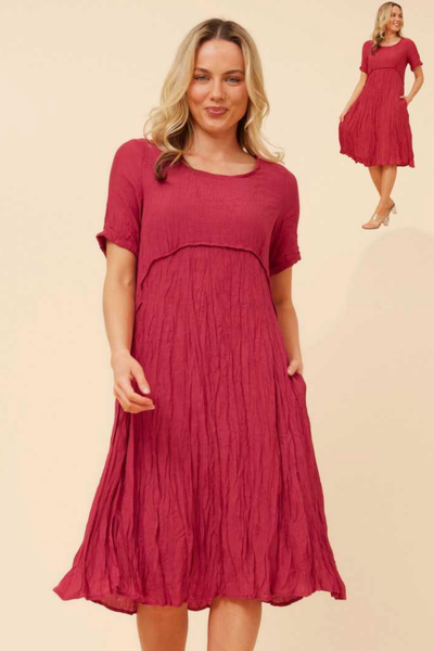 Dana Crinkle Dress