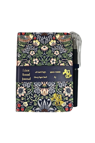 Strawberry Thief A7 Journal w/Pen