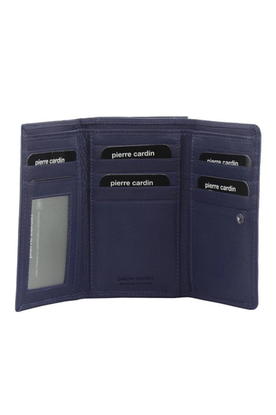 Monique Leather Tri-Fold Wallet