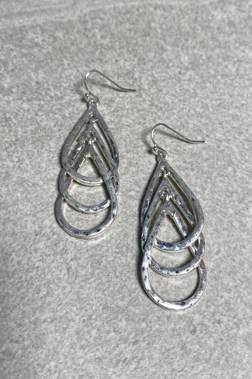 Layered Teardrop Earrings