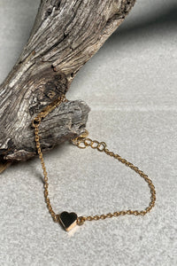 Fine Gold Heart Bracelet