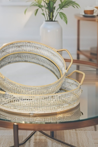 Lustre Mirrored Tray