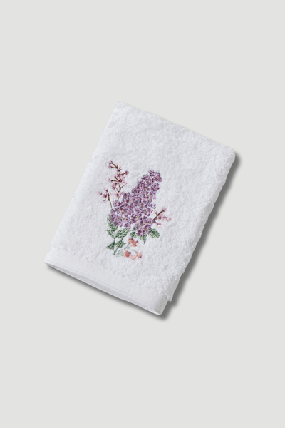 Lilac Bouquet Face Washer