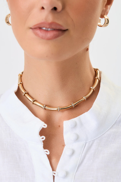 Wheel Collar Necklace
