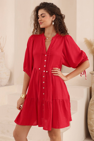 Christiana Babydoll Dress