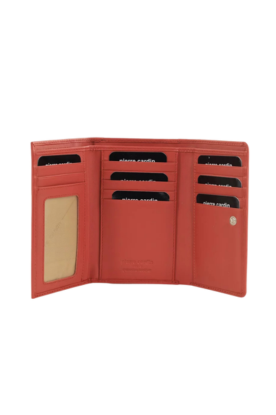 Monique Leather Tri-Fold Wallet