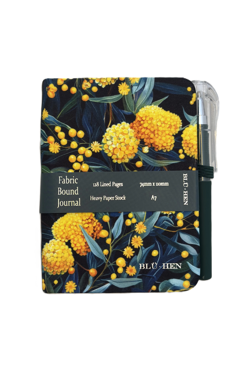 Golden Wattle A7 Journal w/Pen