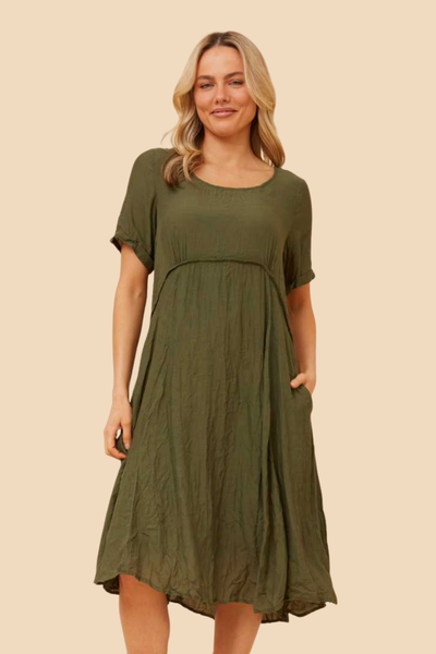 Dana Crinkle Dress