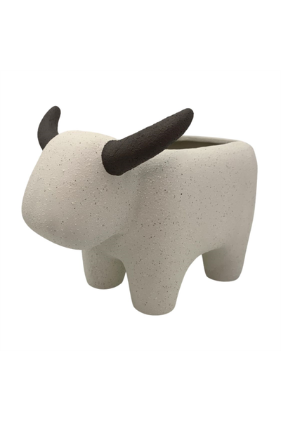 Ceramic Cow Planter