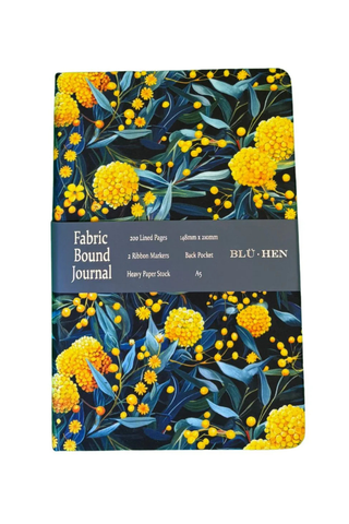 Golden Wattle Lined Journal