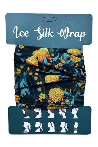Golden Wattle Ice Silk Wrap
