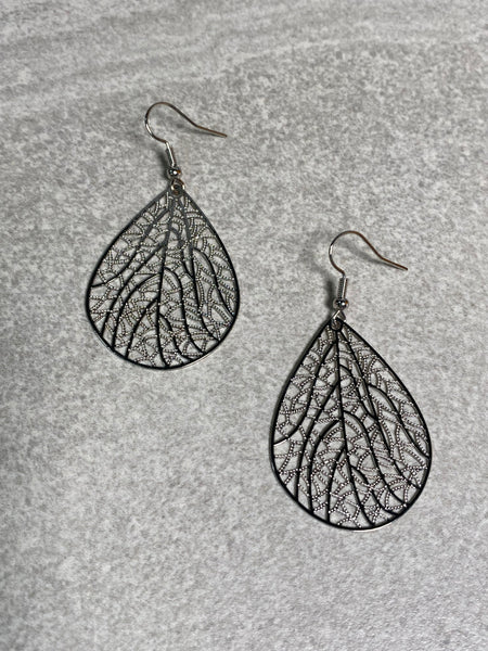 Filigree Teardrop Earrings