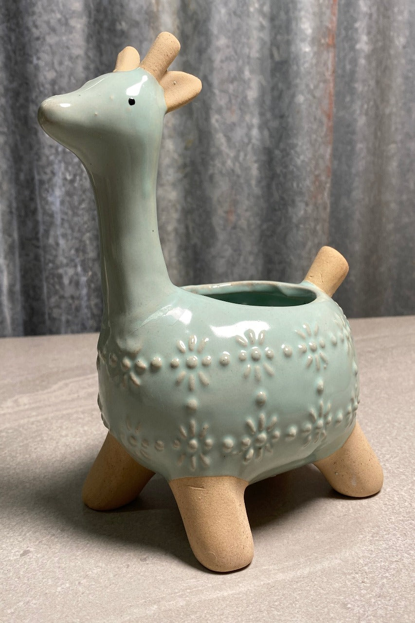 Jazzy Giraffe Planter