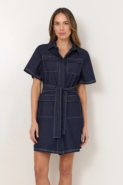 Erin Denim Shirt Dress