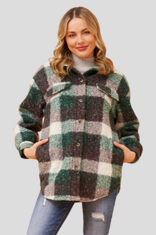 Bronti Check Shacket